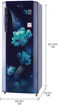 LG 261 L Direct Cool Single Door 3 Star Refrigerator  (Blue Charm, GL-B281BBCX) की तस्वीर