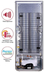 Picture of LG 261 L Direct Cool Single Door 3 Star Refrigerator  (Shiny Steel, GL-B281BPZX)