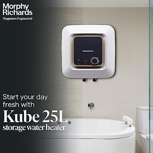 to MTechMart. Morphy Richards 25 L Storage Water Geyser (KUBE