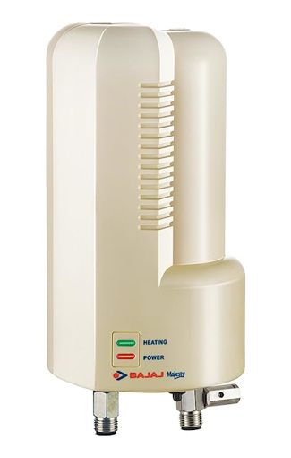 Bajaj Majesty IWH 3-Litre 4500-Watt Water Heater (White) की तस्वीर