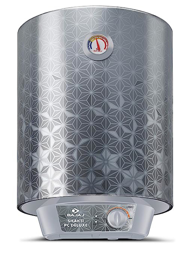 Picture of BAJAJ 15 L Storage Water Geyser (Shakti PC Deluxe 15 L Vertical Storage Water Heater, Silver)