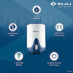 Bajaj Caldia Nxg 10L Storage Water Heater, White And Blue, Wall Mounting की तस्वीर