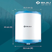 Picture of BAJAJ 10 L Storage Water Geyser (Montage Plus , white&Blue)