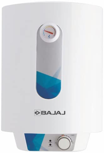 Picture of Bajaj Robusta (150887) 25 L Storage Water Geyser, Whie & Blue | 8 bar tank pressure withstanding capacity | Pre coated metal body by Bajaj      AEBAJAJ150887