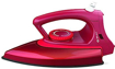 Picture of Bajaj Canvas Metallique Red Dry Iron 1000W, Regular