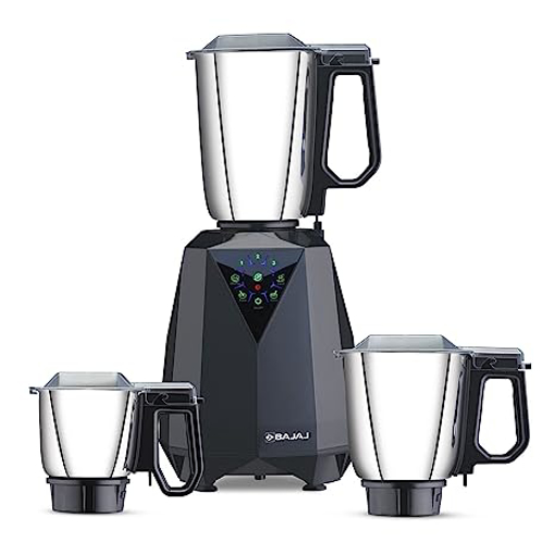 Picture of Bajaj Juvel Digi Mixer Grinder 800 Watts 3 Jars, Dark Grey