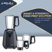 Picture of Bajaj Juvel Digi Mixer Grinder 800 Watts 3 Jars, Dark Grey