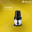 Picture of Bajaj 800 ml Chop Pro Chopper with Whisking Blade (Black, Small, 300 Watts)