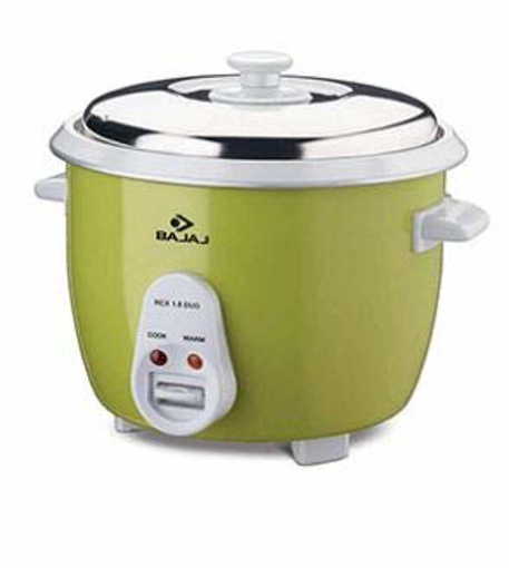 BAJAJ RCX DUO 1.8 Electric Rice Cooker  (1.8 L, Green) की तस्वीर