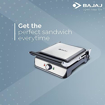 Picture of Bajaj Majesty Grill Ultra 2000W 4-Slice Grill Sandwich Maker | 180° Open Grill | Adjustable Hinge & Temperature Control | Non-Stick Coated Plate | Drip Oil Collector | 2-Yr Warranty by Bajaj | Black