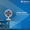 Picture of BAJAJ Ultima Neo PW-01 200 mm 4 Blade Table Fan  (Blue & White, Pack of 1)