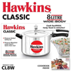 Picture of Hawkins Classic Wide (CL8W) 8 L Pressure Cooker  (Aluminium)