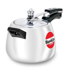 Picture of Hawkins Contura 4 Litre Aluminium Inner Lid Pressure Cooker, Handi Cooker, Silver (HC40)