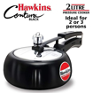 Picture of Hawkins Contura Black (CB20) 2 L Pressure Cooker  (Hard Anodized)