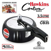 Hawkins Contura Black (CB35) 3.5 L Pressure Cooker  (Hard Anodized) की तस्वीर