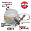 Picture of Hawkins Apple Green Ceramic Coated Contura (CAG50) 5 L Pressure Cooker  (Aluminium)