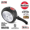 Picture of Hawkins Contura Black XT (CXT20) 2 L Induction Bottom Pressure Cooker  (Hard Anodized)