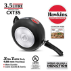 Picture of Hawkins Contura Black XT (CXT35) 3.5 L Induction Bottom Pressure Cooker  (Hard Anodized)