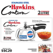 Picture of Hawkins Stainless Steel Contura (SSC20) 2 L Induction Bottom Pressure Cooker  (Stainless Steel)