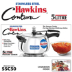 Picture of Hawkins Stainless Steel Contura (SSC50) 5 L Induction Bottom Pressure Cooker  (Stainless Steel)