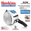 Picture of Hawkins 4 Litre Pressure Cooker, Stainless Steel Inner Lid Cooker, Induction Cooker, Silver (HSS40)