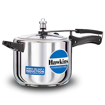 Picture of Hawkins Stainless Steel (HSS50) 5 L Induction Bottom Pressure Cooker  (Stainless Steel)