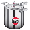 Hawkins Bigboy Aluminium Inner Lid Pressure Cooker, 22 Litre, Silver (BB22) की तस्वीर