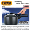 Picture of Hawkins Futura 3 Litre Pressure Cooker, Hard Anodised Inner Lid Pressure Cooker, Induction Cooker, Pan Cooker, Black (IFP30)