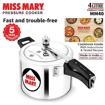 Hawkins 4 Litre Miss Mary Pressure Cooker, Inner Lid Cooker, Silver (MM40) की तस्वीर