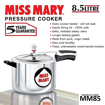 Picture of Hawkins Miss Mary (MM85) 8.5 L Pressure Cooker  (Aluminium)