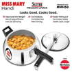 Picture of Hawkins 5 Litre Miss Mary Handi Pressure Cooker, Inner Lid Cooker, Silver (MMH50) (Aluminium)