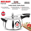 Picture of Hawkins 5 Litre Miss Mary Handi Pressure Cooker, Inner Lid Cooker, Silver (MMH50) (Aluminium)