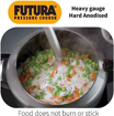 Picture of Futura Pressure Cooker 7 (Tall ) lit Hard Anodised