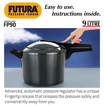 Picture of Hawkins Futura 9L Hard Anodised Aluminium Inner Lid Pressure Cooker (Black)