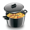 Picture of Hawkins Futura Hard Anodised Cook-n-Serve Bowl 5 L, 23 cm, 4.06 mm, Aluminium, Black