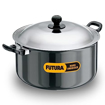 Hawkins Futura Hard Anodised Cook-n-Serve Stewpot 8.5 L, 28 cm, 4.06 mm, Aluminium, Black की तस्वीर