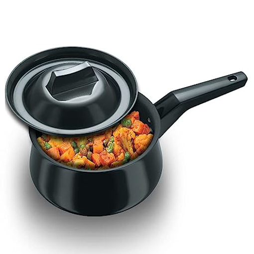 Futura Hard Anodised Handi (Saucepan) 2 L, 18 cm, 4.06 mm with Single Handle की तस्वीर