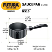 Hawkins Nonstick Saucepan 1 L , 14 cm , 3.25 mm की तस्वीर