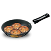 Picture of Hawkins Futura 22 cm Frying Pan, Hard Anodised Fry Pan, Small Frying Pan, Black (AF22)