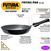 Picture of Hawkins Futura 22 cm Frying Pan, Hard Anodised Fry Pan, Small Frying Pan, Black (AF22)