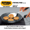 Hawkins Futura 22cm Induction Friendly Hard Anodised Fry Pan with Lid, IAF 22 की तस्वीर