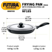 Hawkins Futura 18 cm Frying Pan, Non Stick Fry Pan with Stainless Steel Lid, Small Frying Pan, Black (NF18S) की तस्वीर