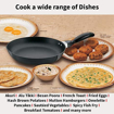 Picture of Hawkins Futura 22 cm Frying Pan, Non Stick Fry Pan, Small Frying Pan, Black (NF22)