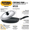 Hawkins Futura 22 cm Frying Pan, Non Stick Fry Pan with Stainless Steel Lid, Small Frying Pan, Black (NF22S) की तस्वीर