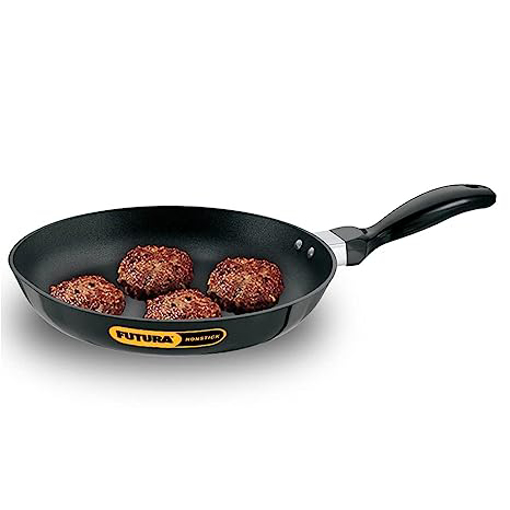 Picture of Hawkins Futura 26 cm Frying Pan, Non Stick Fry Pan, Frypan, Black (NF26)