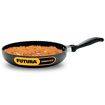 Picture of Hawkins Futura 26 cm Frying Pan, Non Stick Fry Pan, Rounded Side Frypan for Easy Stirring, Black (NF26R)