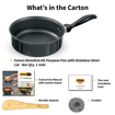 Hawkins Futura Nonstick Curry Pan (Saute Pan) 2 L, 20 cm, 3.25 mm (Black) की तस्वीर