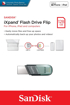 Picture of SanDisk iXpand USB 3.0 Flash Drive Flip 128GB for iOS and Windows, Metalic