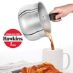 Picture of Hawkins 1.5 Litre Tpan, Stainless Steel Tea Pan, Induction Sauce Pan, Chai Pan, Saucepan, Silver (SST15)