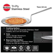 Picture of Hawkins Tri-Ply Stainless Steel Tava 22 cm, 3.5mm Induction Compatible